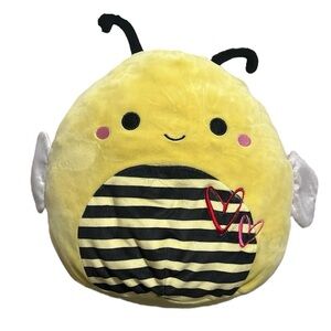 Bumblebee Pillow Toy Soft Plush Yellow Medium Size